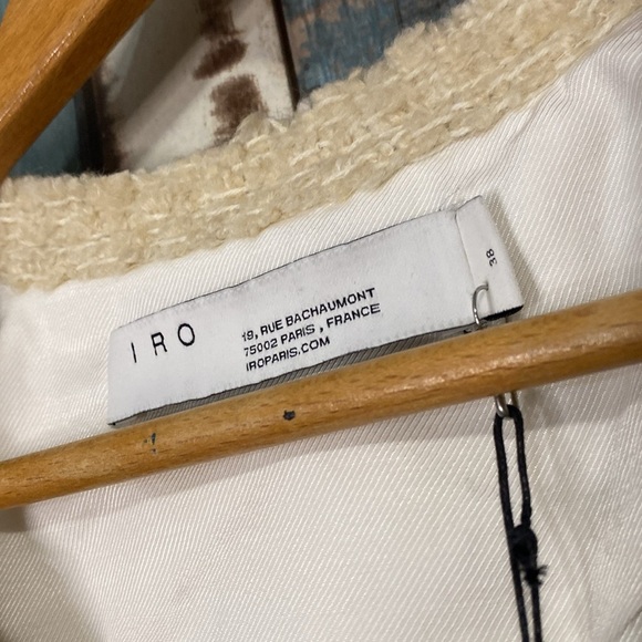 IRO 19W mohair Paris, France snap button blazer jacket - Picture 6 of 16